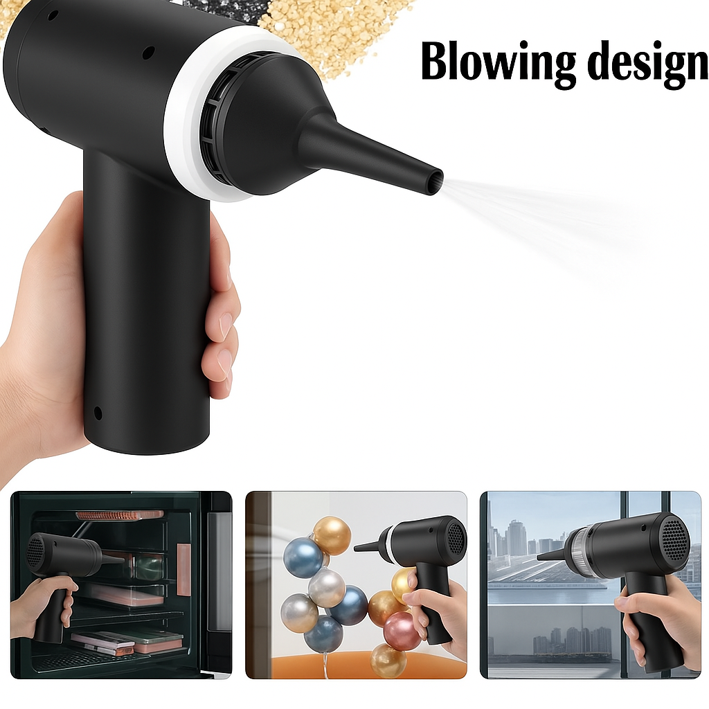 Vacuum Suction Cleaner- Portable Air Duster Wireless